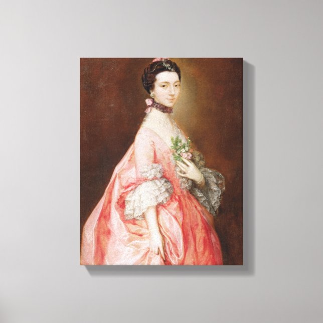 Lienzo Mary Little, después Lady Carr (aceite en lienzo) (Anverso)