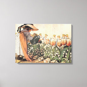 Lienzo Mary, Mary, una rima de guardería bastante opuesta