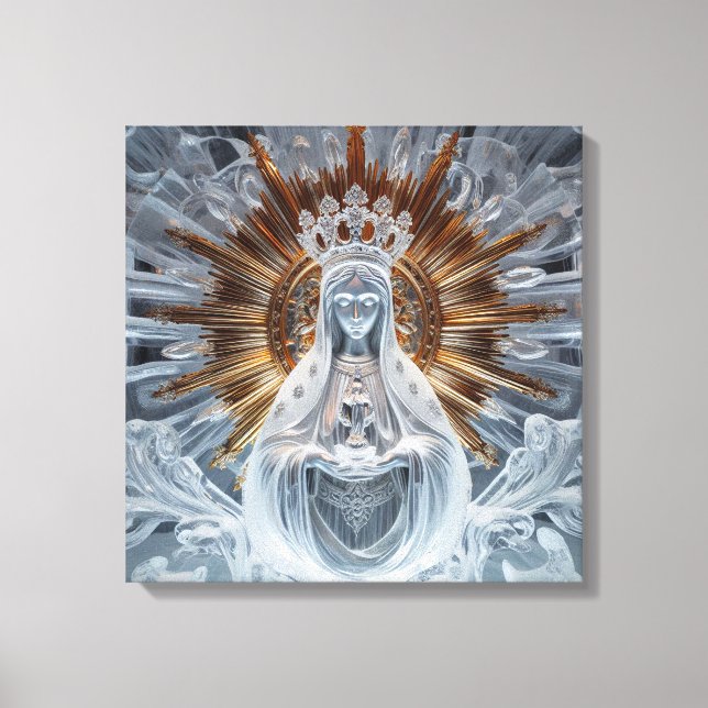 Lienzo Mary - Oro e Hielo 2 (Anverso)