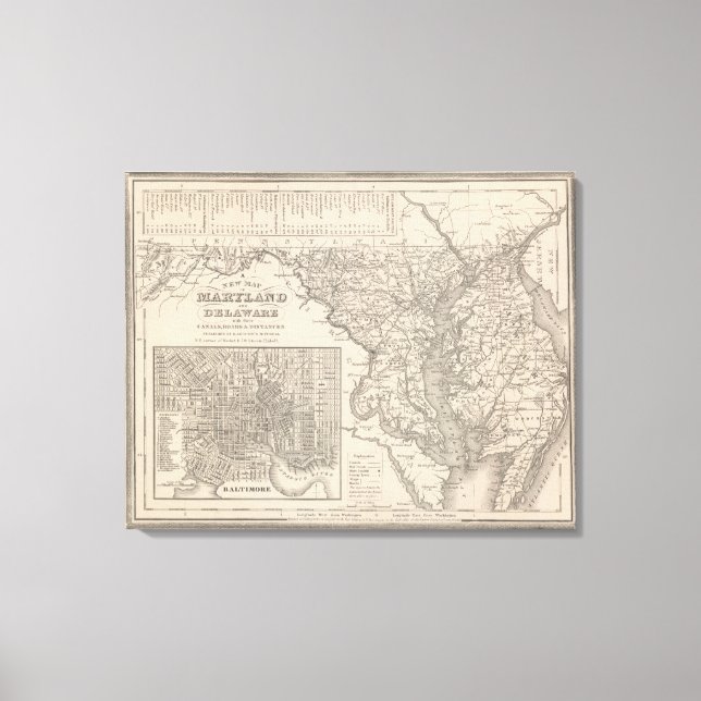 Lienzo Maryland y Delaware 2 (Anverso)