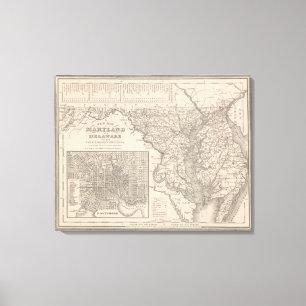 Lienzo Maryland y Delaware 2