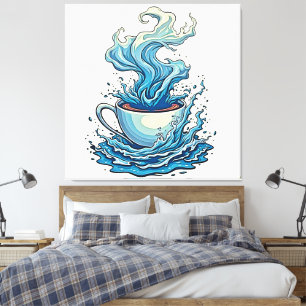 Lienzo Más allá de la taza diaria