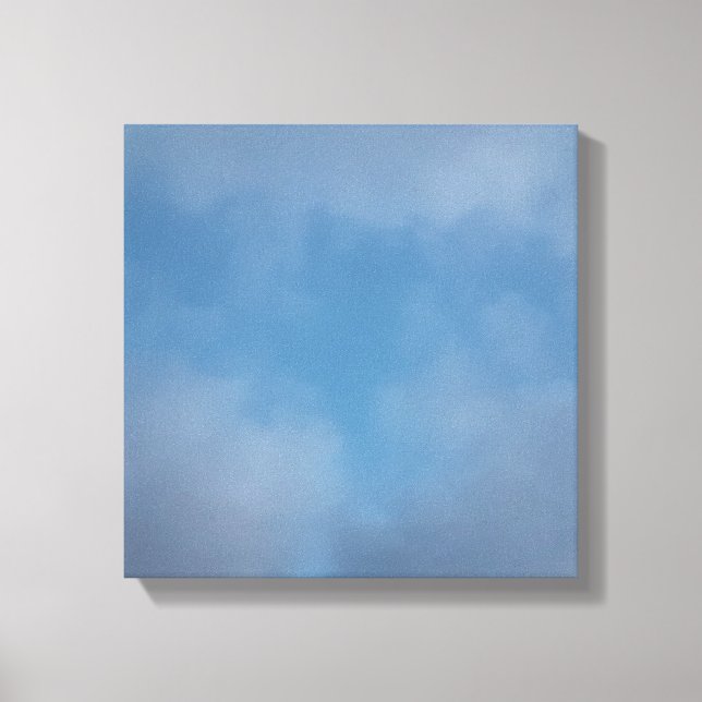 Lienzo Más azul que el azul (Anverso)