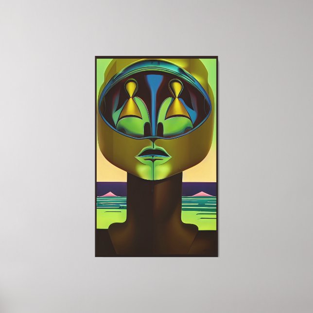 Lienzo Más que humano (Anverso)