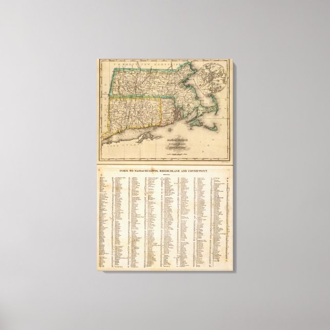 Lienzo Masa, Isla Rhode, Connecticut (Anverso)