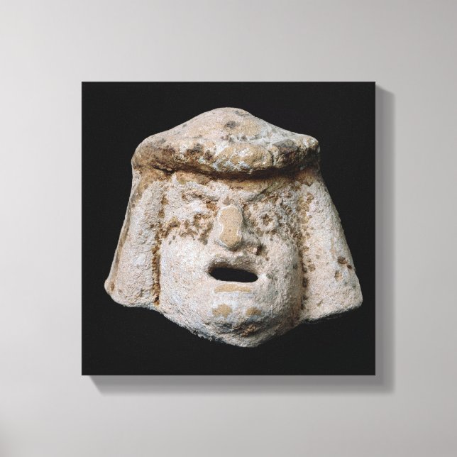 Lienzo Máscara cómica (Anverso)