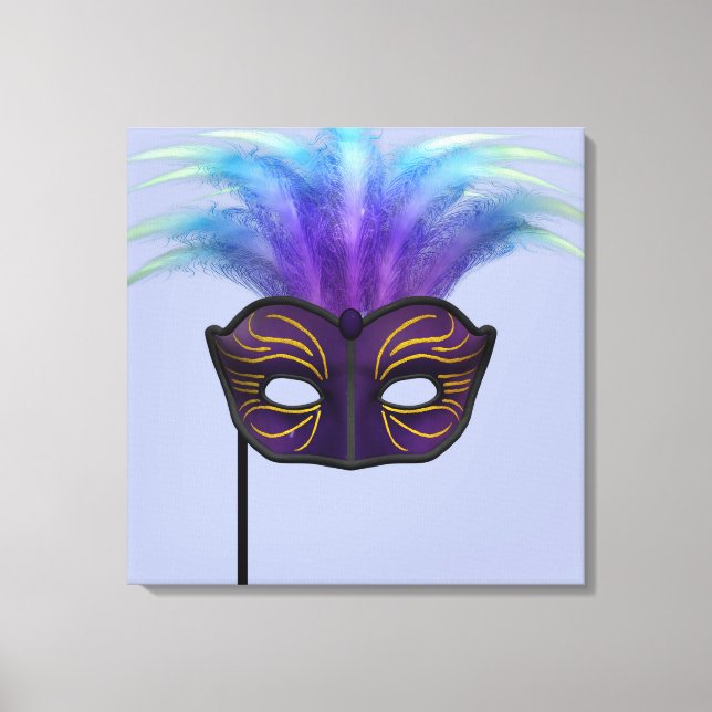 Lienzo Máscara de Mascarada (Anverso)