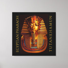 Lienzo Máscara de Oro del Rey Egipcio Tutankhamun