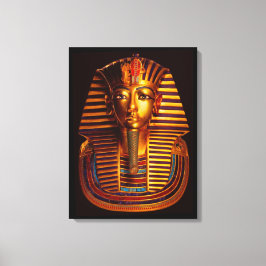 Lienzo Máscara de Oro del Rey Egipcio Tutankhamun