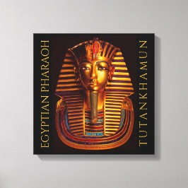 Lienzo Máscara de Oro del Rey Egipcio Tutankhamun