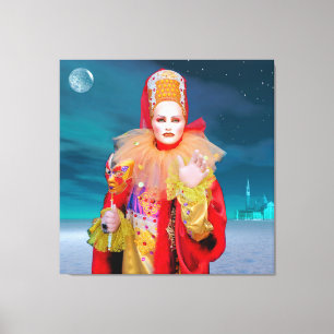 Lienzo Máscara de Venecia