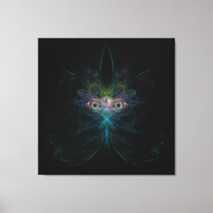 Lienzo Máscara del Ángel Mardi Gras de la Mariposa de l