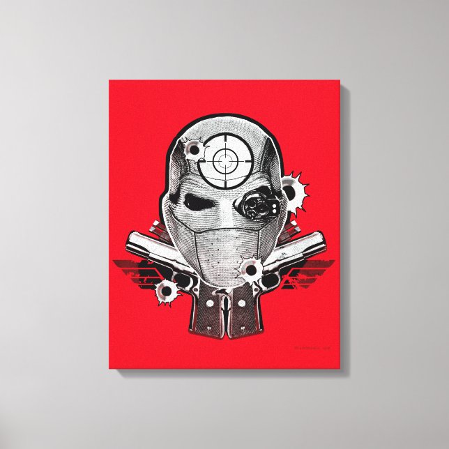 Lienzo Máscara del pelotón el | Deadshot del suicidio y (Anverso)