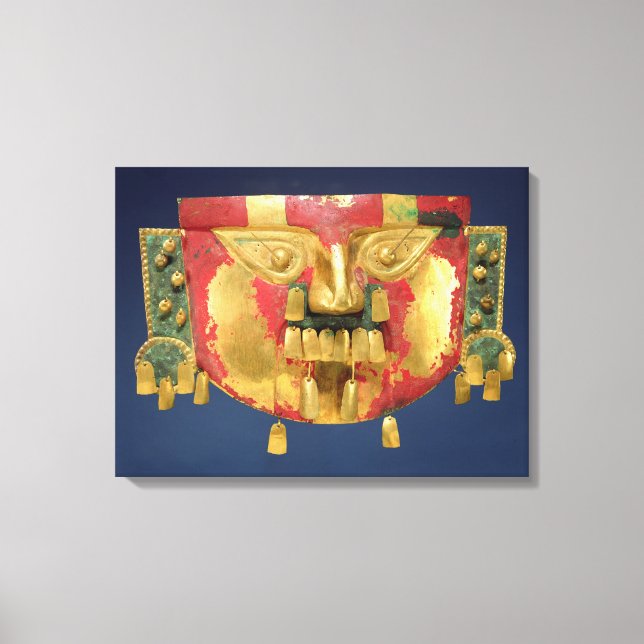 Lienzo Máscara inca (Anverso)