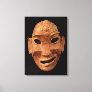 Lienzo Máscara negroide de Cartago, 7mo-6to siglo A.C.