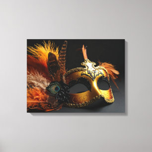 Lienzo máscaras de carnaval