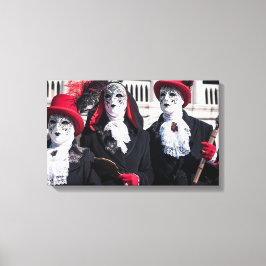 Lienzo Máscaras durante el carnaval de Venecia