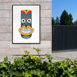 Lienzo Máscaras tribales étnicas