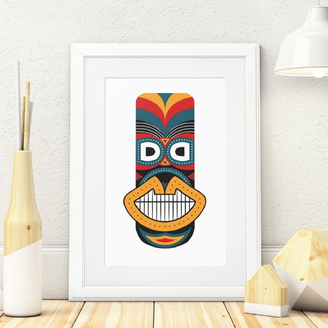 Lienzo Máscaras tribales étnicas (Subido por el creador)