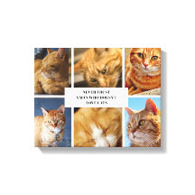 Mascota Collage Photo Modern Cat Cote Canvas