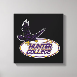 Lienzo Mascota de los Hawks de Hunter College