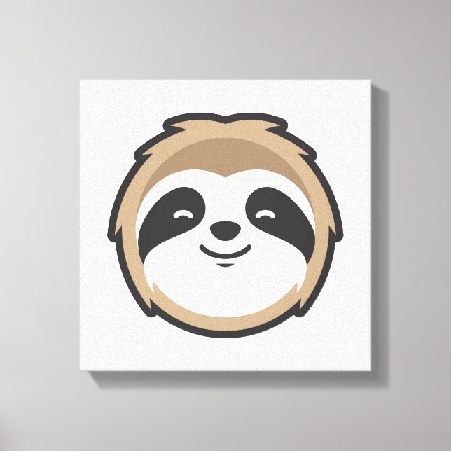 Lienzo Mascota Sloth (Anverso)