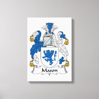 Lienzo Mason Family Crest