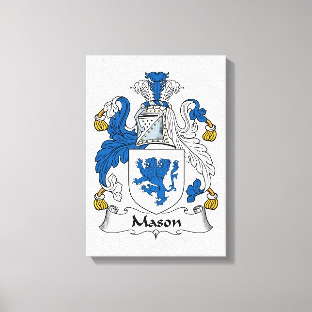 Lienzo Mason Family Crest (Anverso)