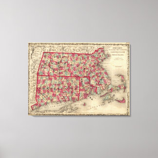Lienzo Massachusetts, Connecticut y Rhode Island