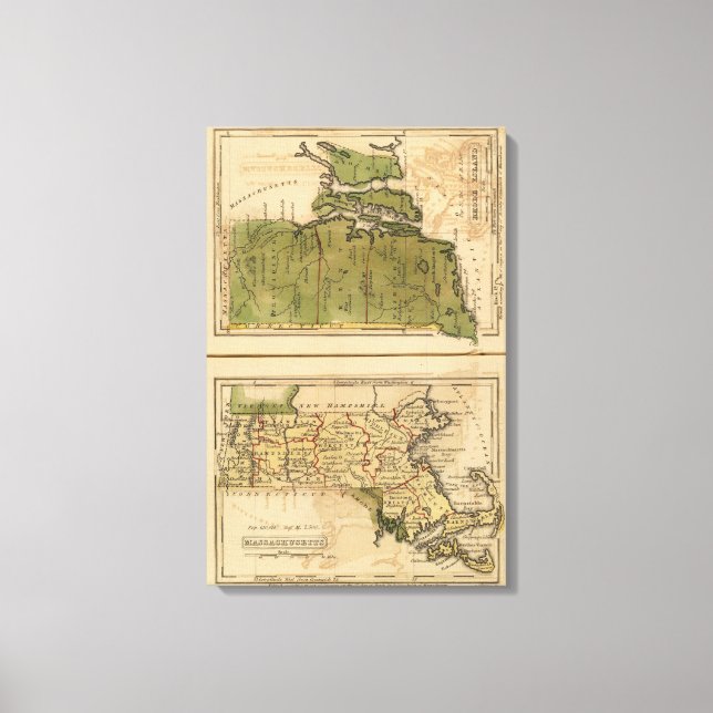 Lienzo Massachusetts, Rhode Island 2 (Anverso)
