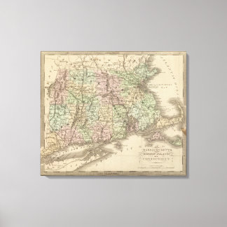 Lienzo Massachusetts, Rhode Island y Connecticut