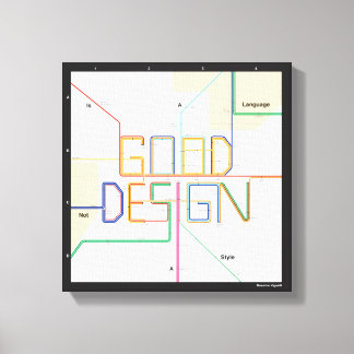 Lienzo Massimo Vignelli Good Design Canvas
