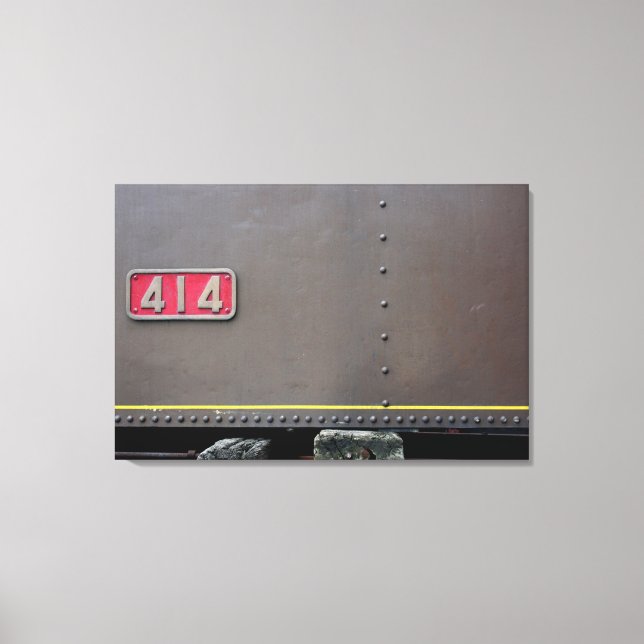 Lienzo Mastrou antiguo del tren que estoy abajo para el l (Anverso)