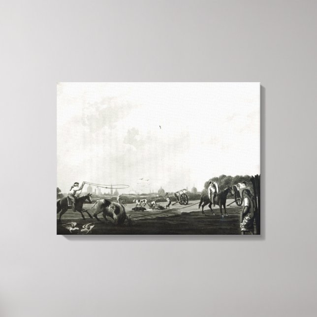 Lienzo Matadero del Sur grabado por Maile y (Anverso)