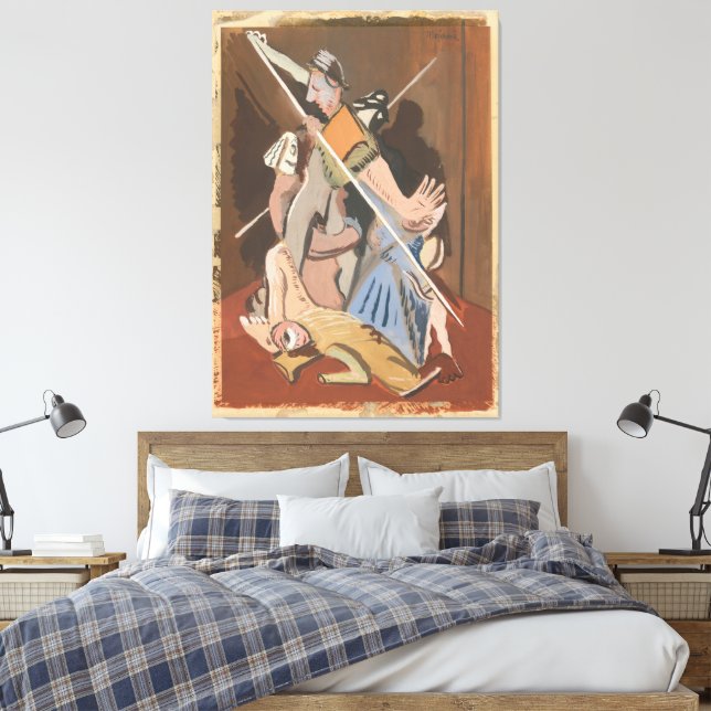 Lienzo Matanza del Día de San Bartolomé (Insitu(Dormitorio))