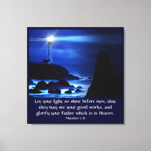 Lienzo Mateo 5:16