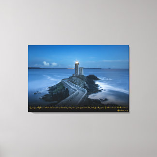 Lienzo Mateo 5:16 Biblia cristiana Verse Canvas Art