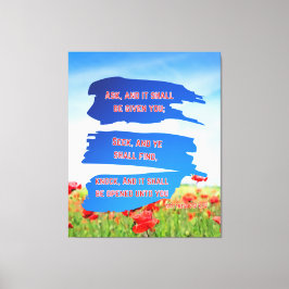 Lienzo Mateo 7:7 Biblia Verse KJV Pic Wall Art