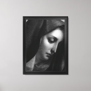 Lienzo Mater Dolorosa Engraving por Carlo Dolci