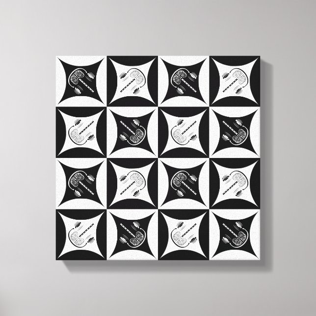 Lienzo Materia gris en el agujero en la puerta del graner (Anverso)