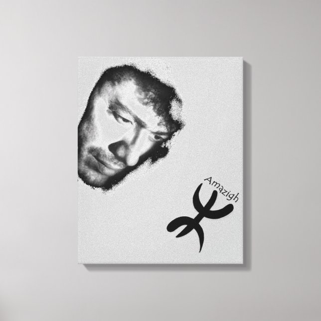 Lienzo Matoub Lounès (Anverso)