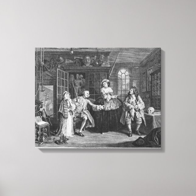 Lienzo Matrimonio a la manera (Anverso)