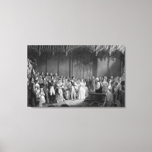 Lienzo Matrimonio de la Reina Victoria y el Príncipe Albe