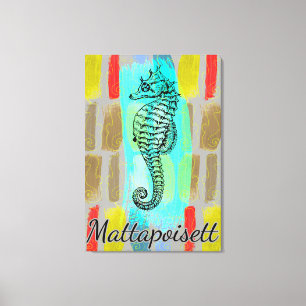 Lienzo Mattapoisett Seahorse Canvas