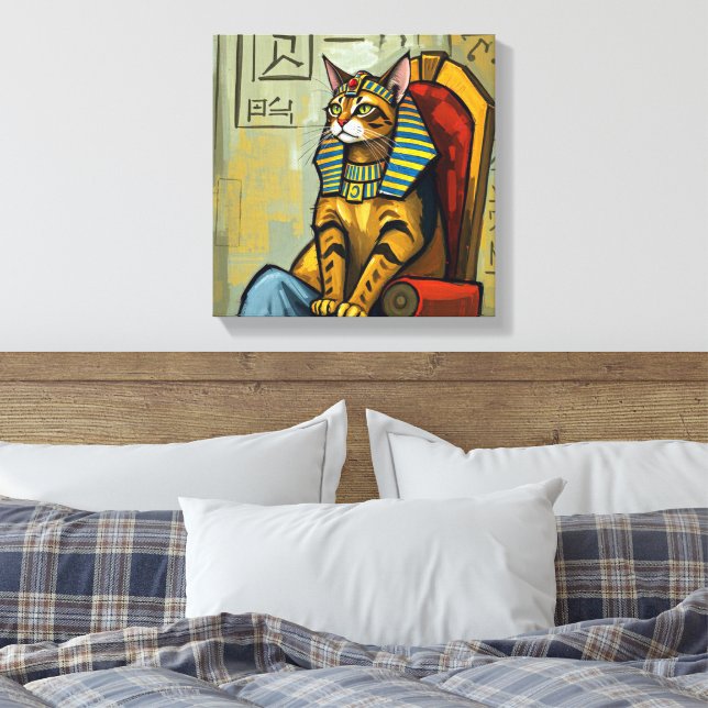 LIENZO MAU EGIPCIO-FARAÓN (Insitu(Dormitorio))