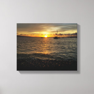 Lienzo Maui Hawaii Sunset en Lahaina.