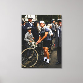 Lienzo Maurice Archambaud La gira enana de Francia 1932