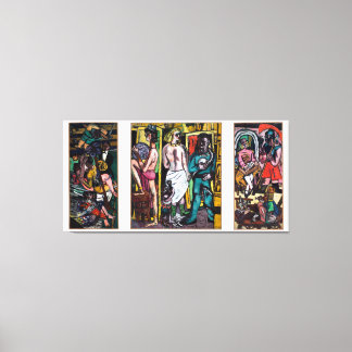 Lienzo Max Beckmann - Die Akrobaten