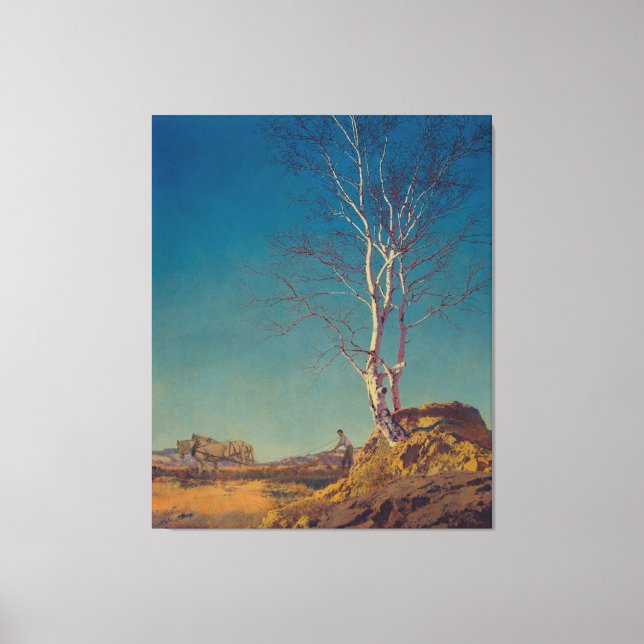 Lienzo Maxfield Parrish (Anverso)