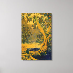 Lienzo Maxfield Parrish - Estudio para Brook de otoño